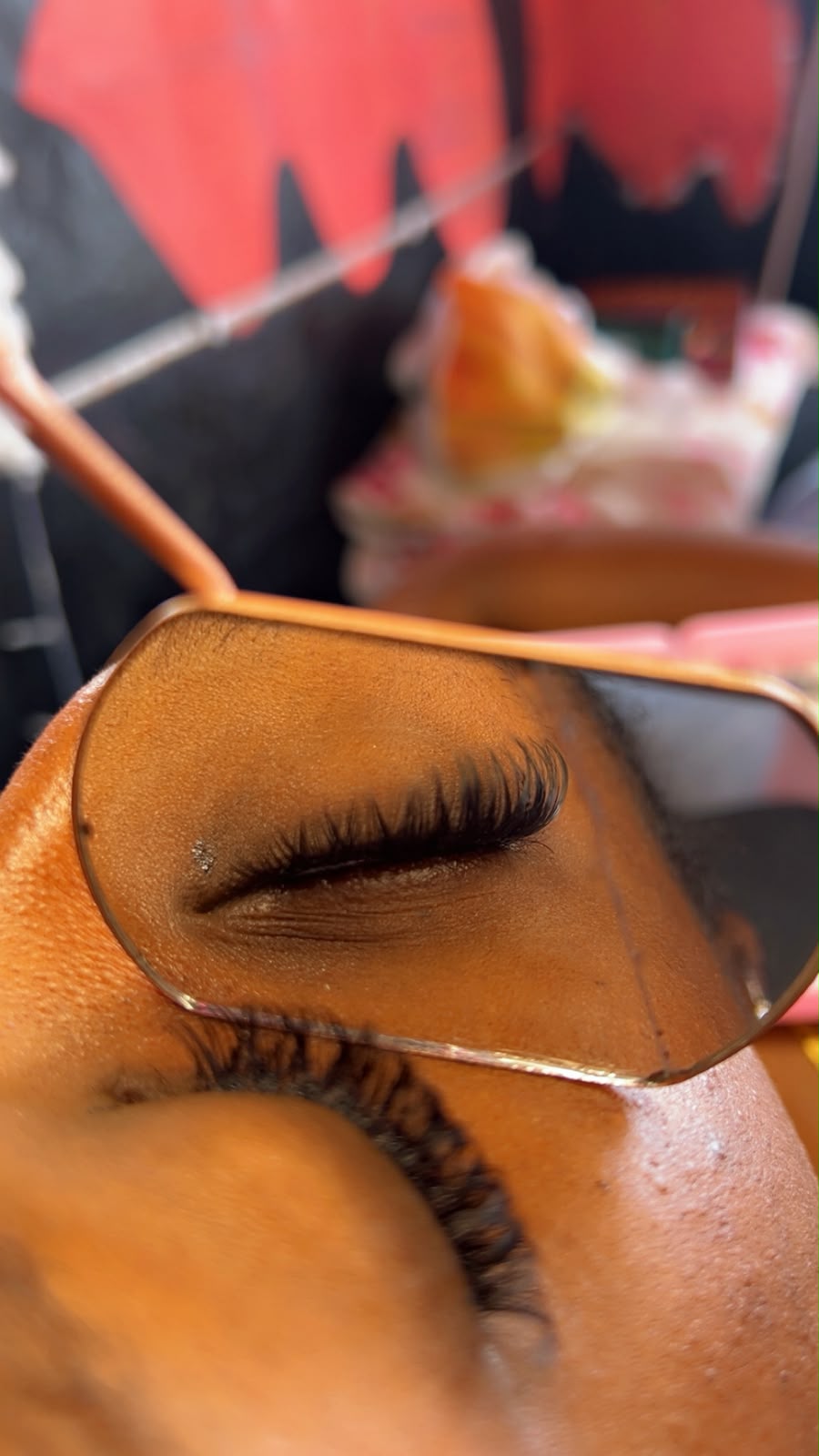 Cat eye lashes